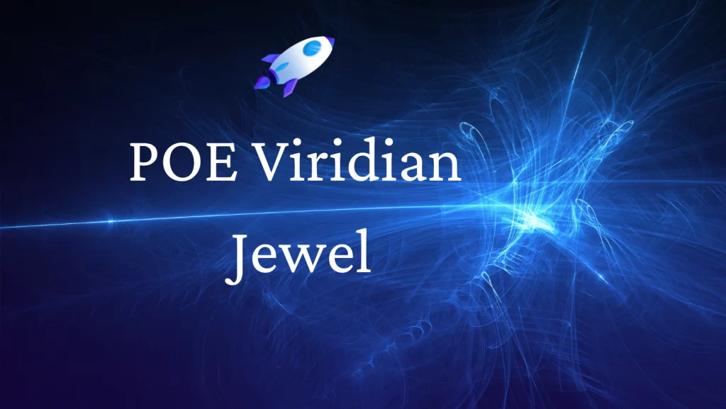 POE Viridian Jewel